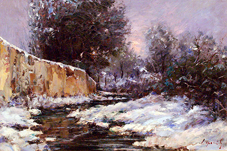 Nevicata Opera di Gio Batta Lepori
