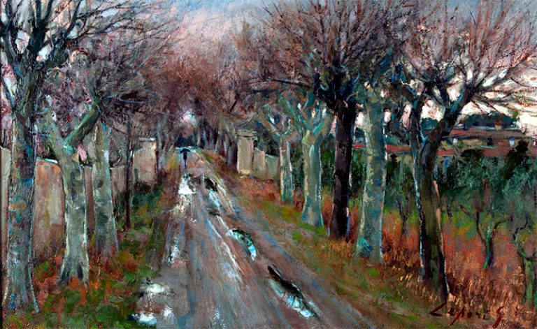 Pioggia d'inverno Opera di Gio Batta Lepori